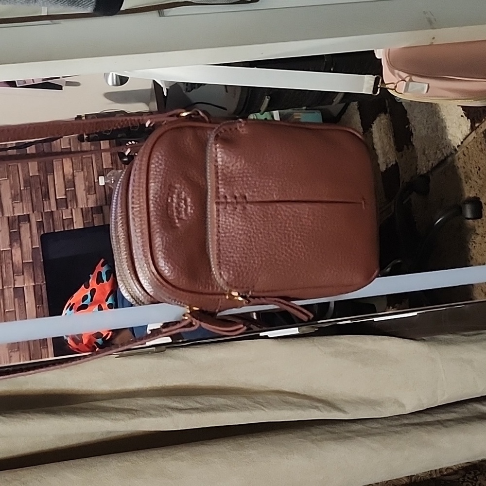 American Leather Co Cleveland Leather Crossbody Bag